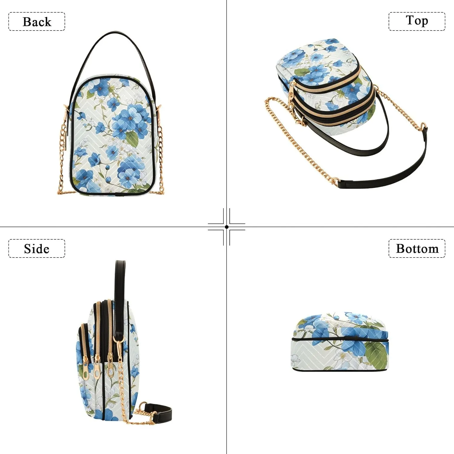 Small Handbag Crossbody Bag for Women Quilted Bags Shoulder Purse Phone Wallet Chain Bag