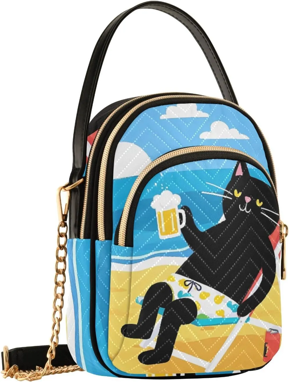Small Handbag Crossbody Bag for Women Quilted Bags Shoulder Purse Phone Wallet Chain Bag
