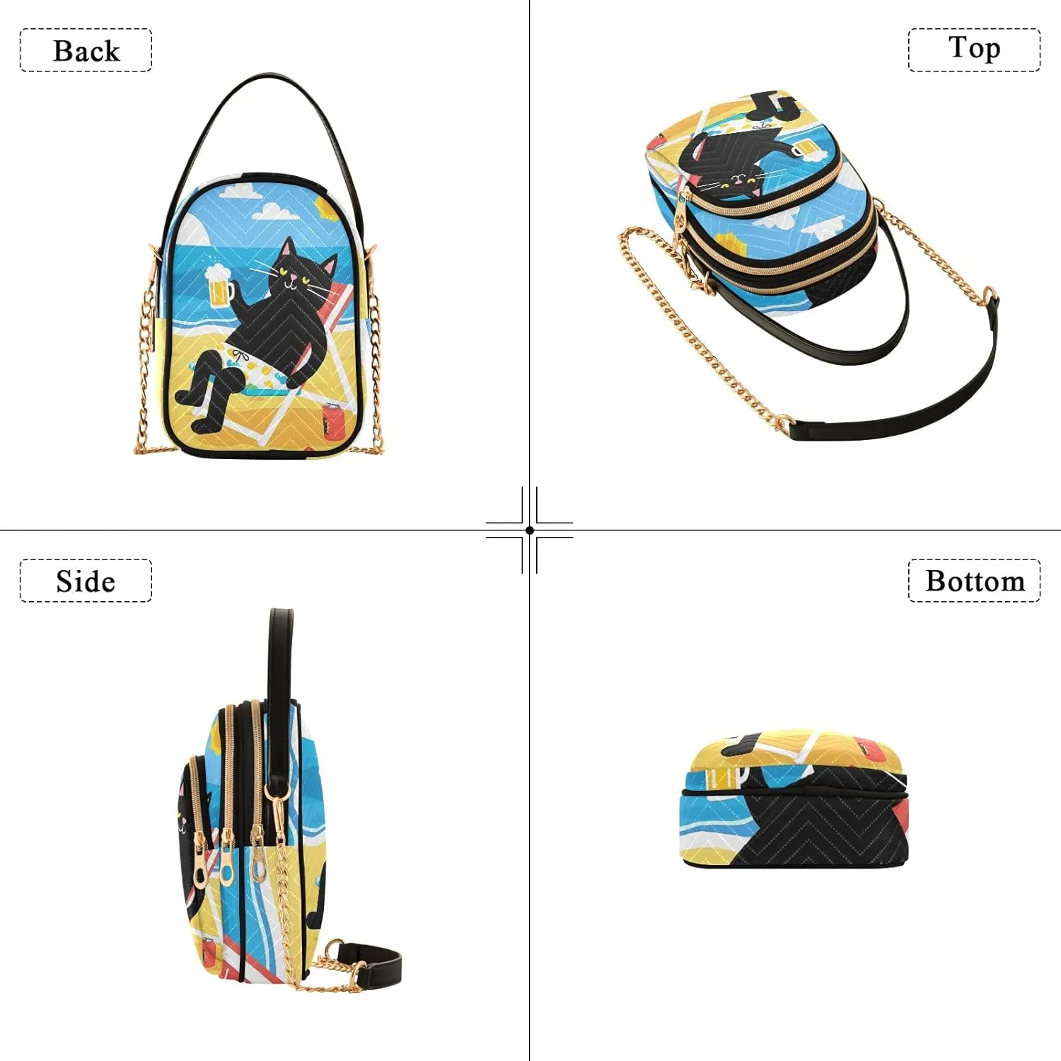 Small Handbag Crossbody Bag for Women Quilted Bags Shoulder Purse Phone Wallet Chain Bag