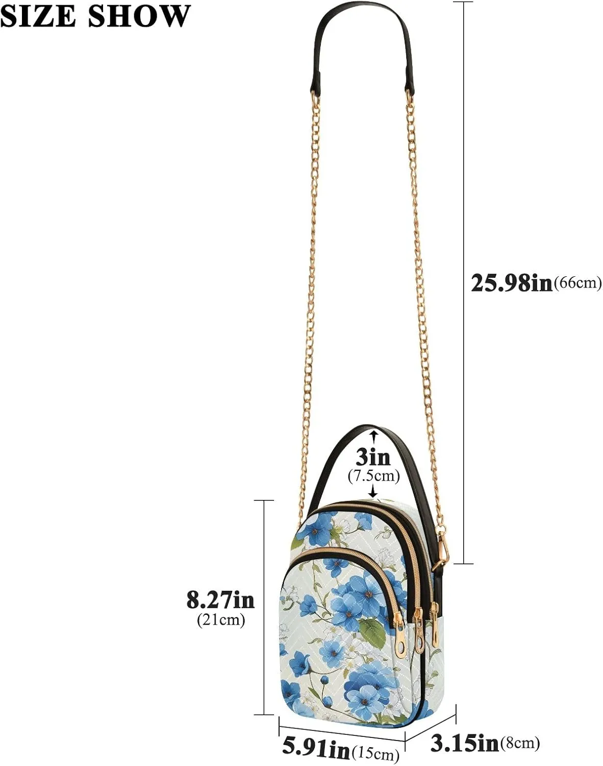Small Handbag Crossbody Bag for Women Quilted Bags Shoulder Purse Phone Wallet Chain Bag
