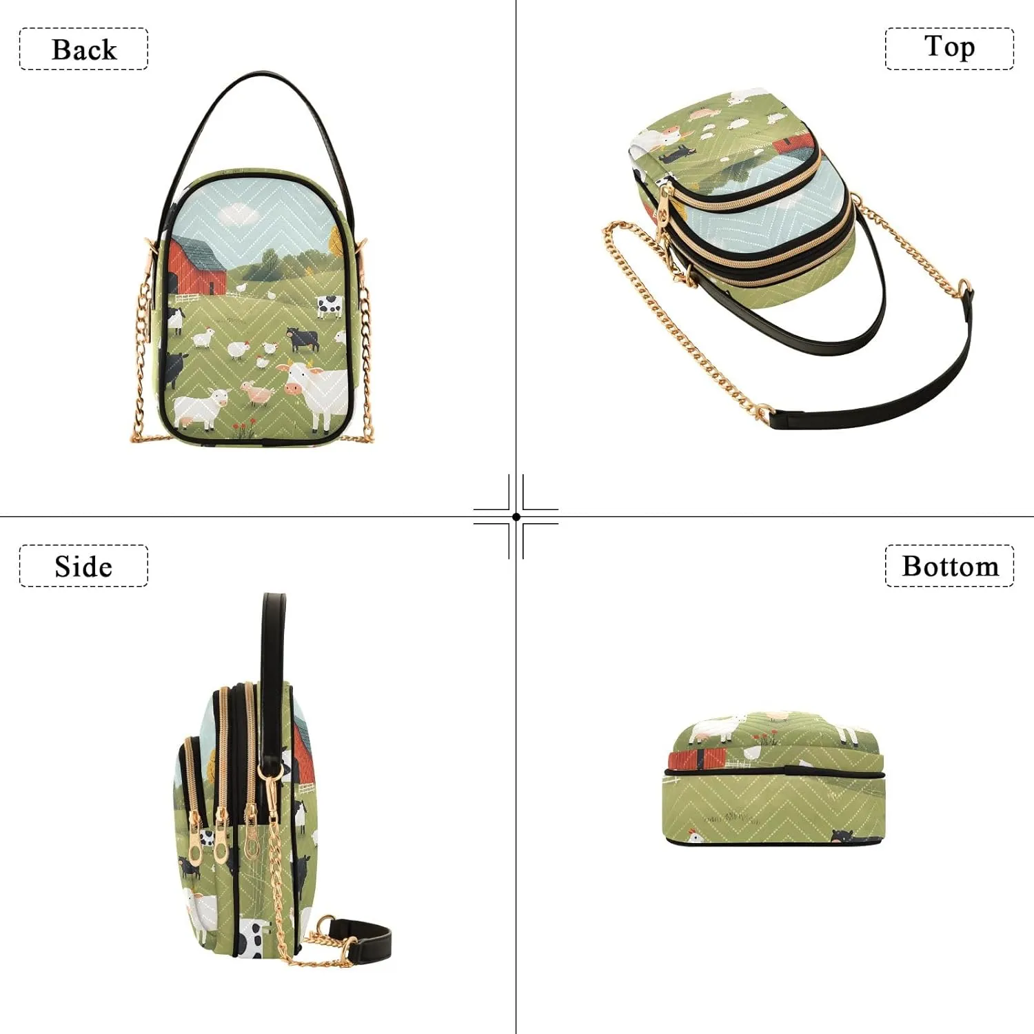 Small Handbag Crossbody Bag for Women Quilted Bags Shoulder Purse Phone Wallet Chain Bag