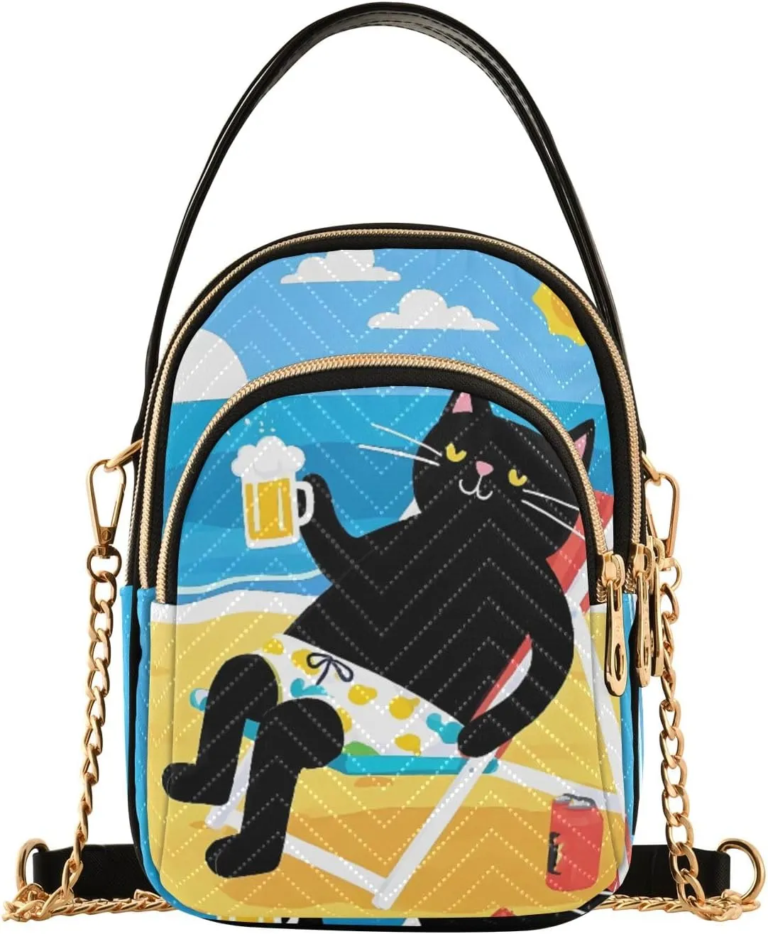 Small Handbag Crossbody Bag for Women Quilted Bags Shoulder Purse Phone Wallet Chain Bag