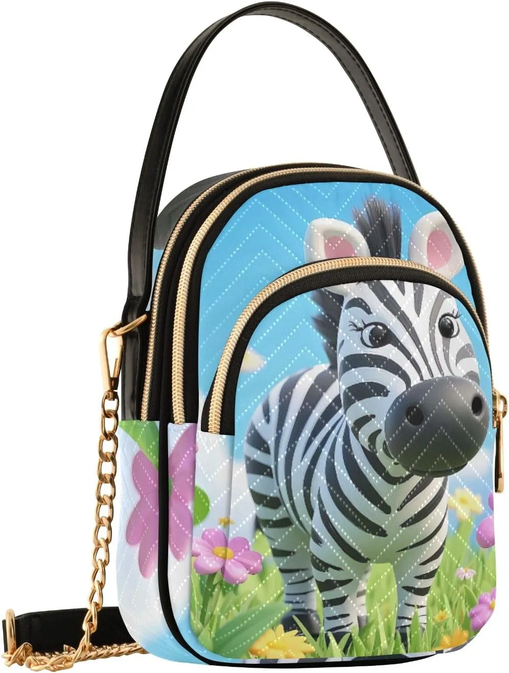 Small Handbag Crossbody Bag for Women Quilted Bags Shoulder Purse Phone Wallet Chain Bag