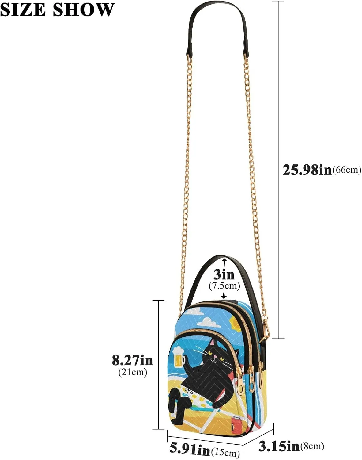 Small Handbag Crossbody Bag for Women Quilted Bags Shoulder Purse Phone Wallet Chain Bag