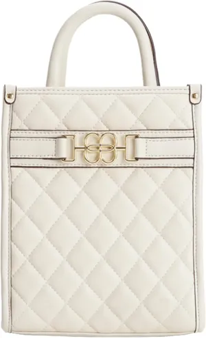 Small Leather Tote Bags for Women: Genuine Leather Shoulder Handbag - Quilted Crossbody Purse for Travel Work