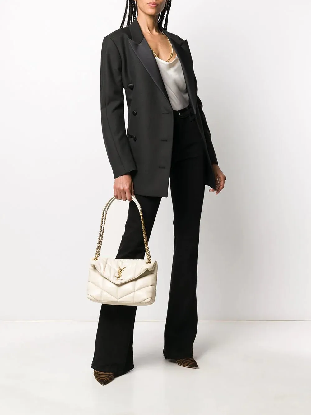 Small Loulou Puffer Leather Bag