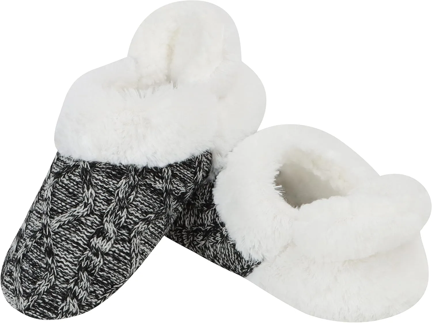 Snoozies It's a Wrap Cozy Slippers for Women with Soft and Fluffy Faux Fur, Fall and Winter Slippers for Women, Warm Indoor Slippers House Shoes