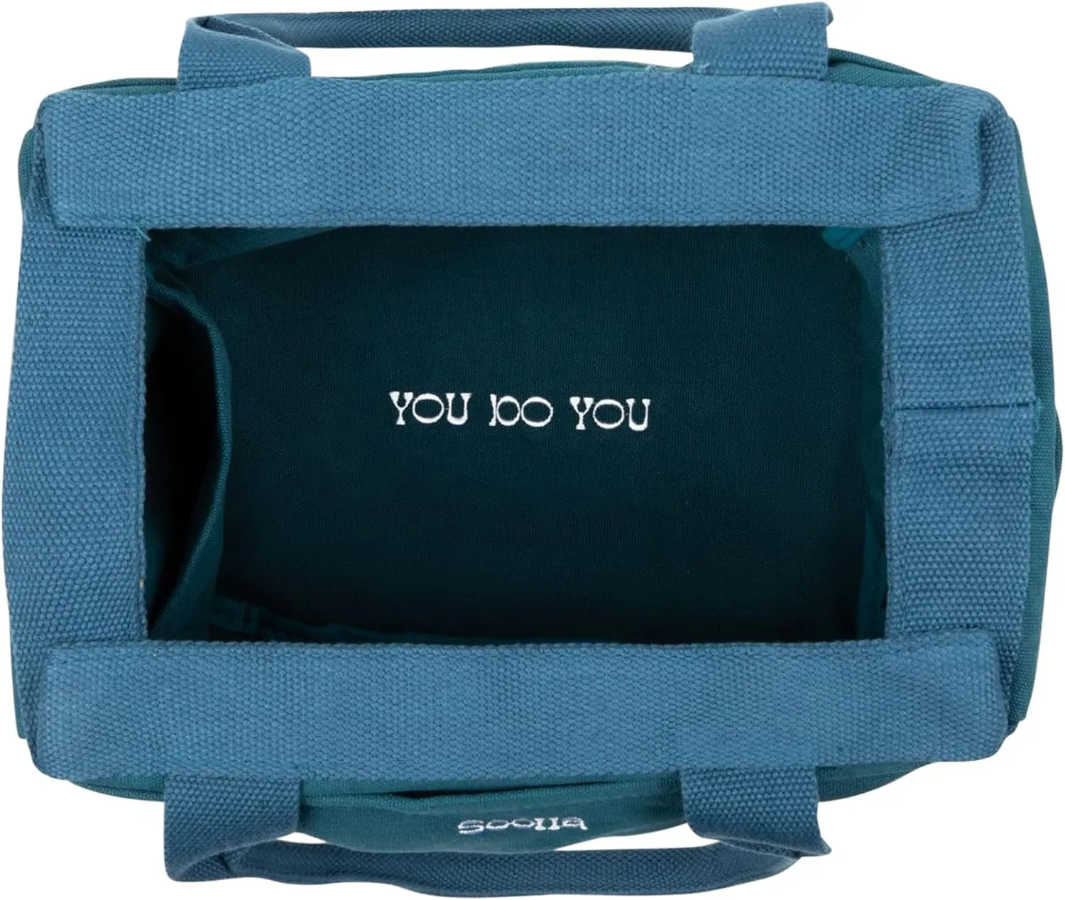 Soolla Studio Bag: Art Supply Storage Organizer & Pottery Tool Bag, Washable Craft Tote, Knitting Yarn Bag, Crochet Project Bag, 30 Pockets, 15  Canvas Colors, Artist Bag for Adults (Aquamarine)