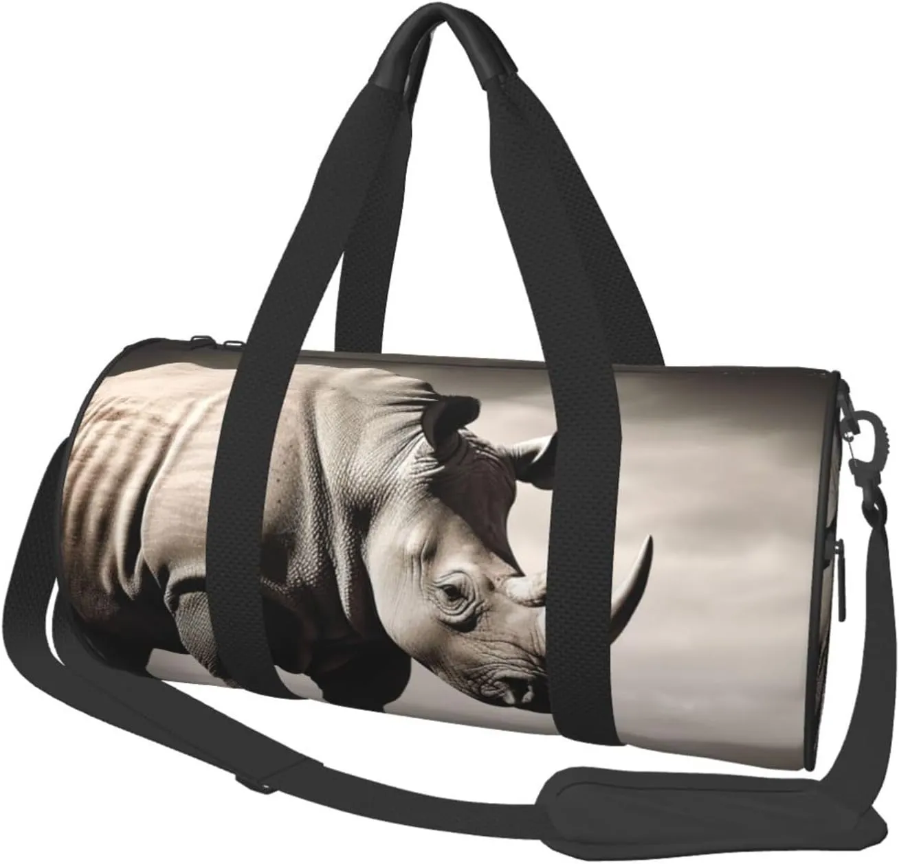 South Africa animal Duffle Bag for Women Men Personal Item Travel Bag Canvas Weekender Overnight Bag Lightweight Sports Tote Gym Bag Carry On Luggage Bag