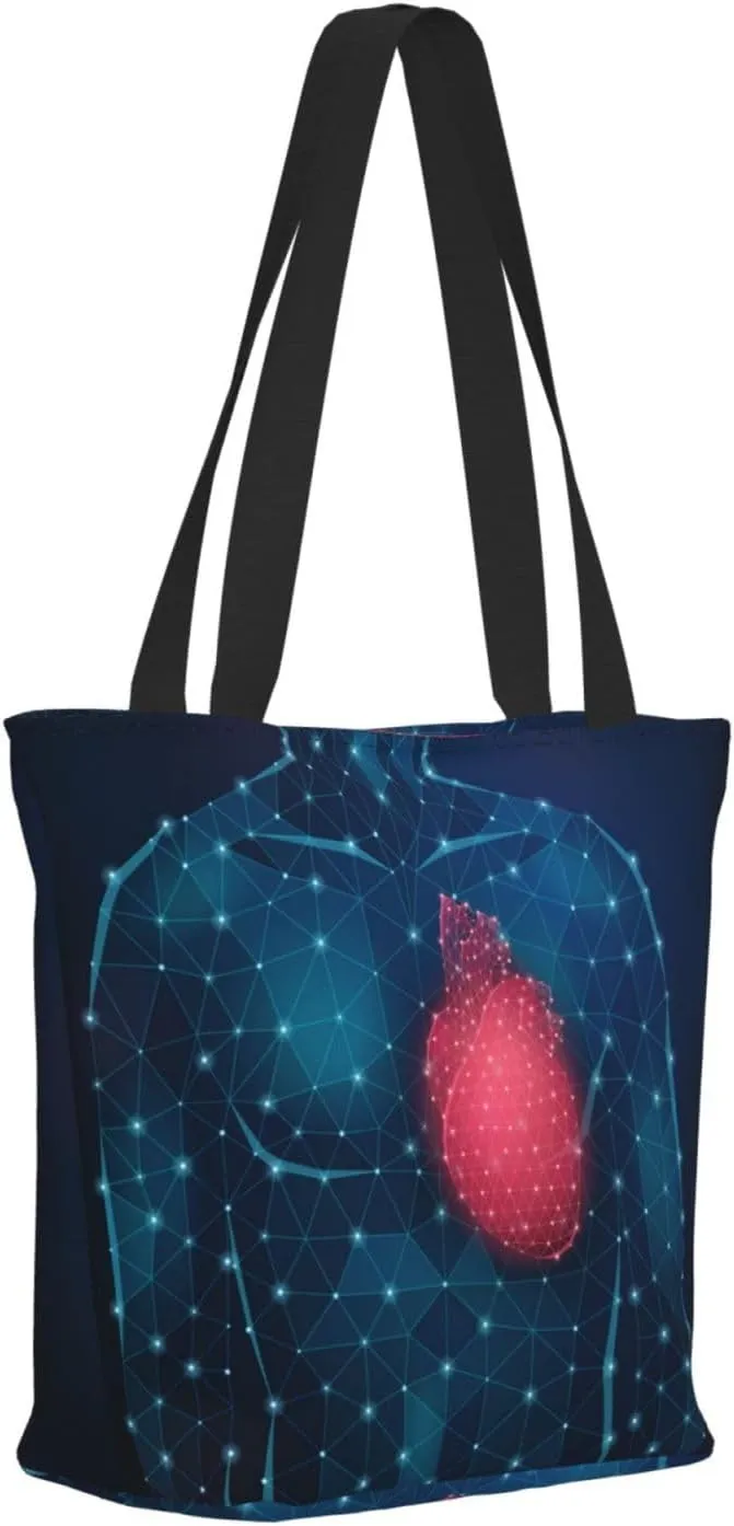 Space Meteor Star Tote Bag for Women, Travel Tote Handbags for Gym