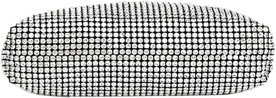 Sparkly Women Rhinestone Clutch Purse Stylish Diamonds Handbag Commuting Shoulder Purse for Casual Formal