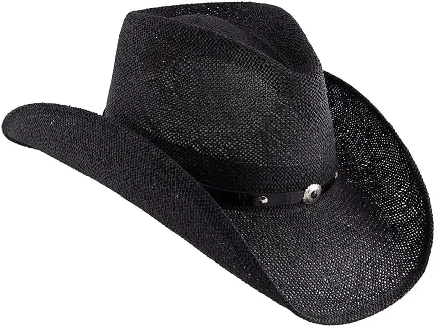 Stetson Men's Cowboy, Black, M