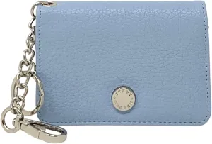 Steve Madden Bfold Clip On Card Case Wallet with Keyring (Blue Haze)