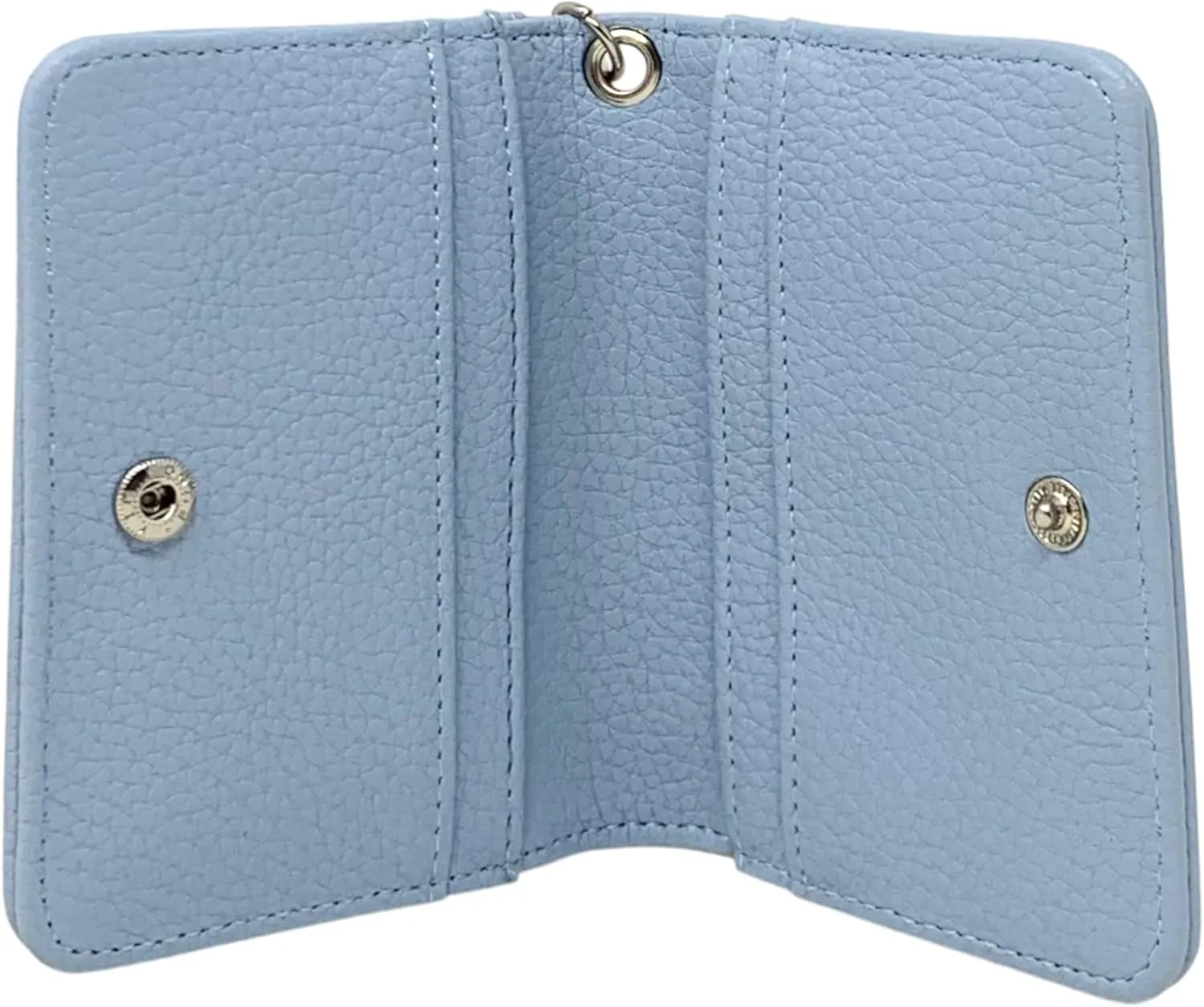 Steve Madden Bfold Clip On Card Case Wallet with Keyring (Blue Haze)