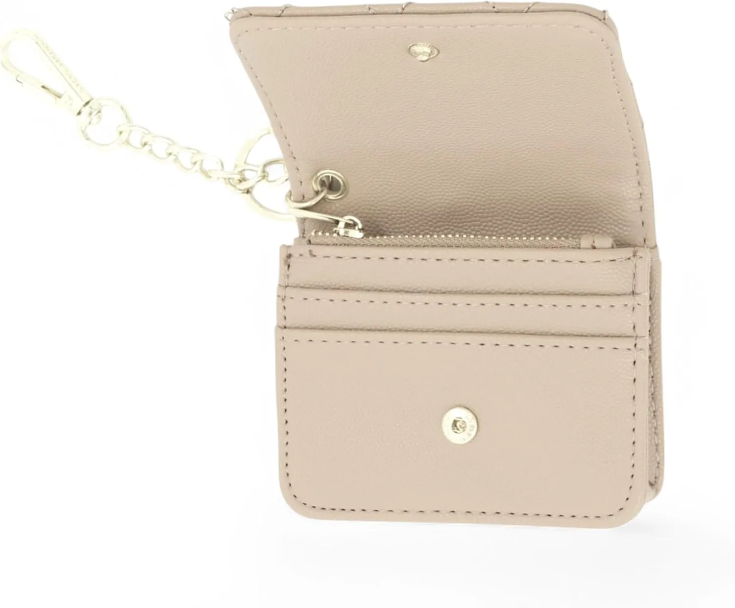 Steve Madden Bwren Flap Wallet with Keyring (Tapioca)