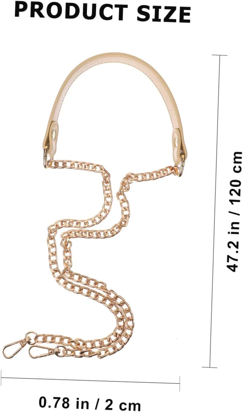 STOBOK Pcs DIY Handbag Making Tote Purse Chain Decorative Handbag Chain for Women Stylish Bag Adornment Strap