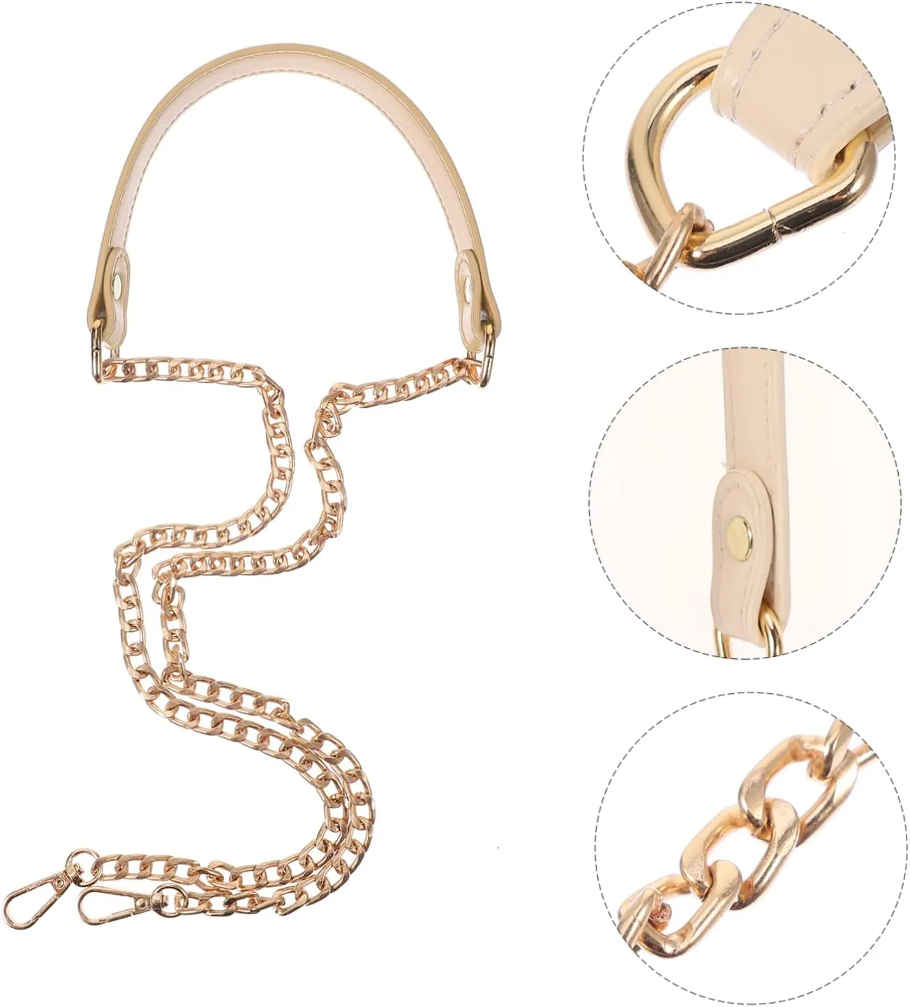 STOBOK Pcs DIY Handbag Making Tote Purse Chain Decorative Handbag Chain for Women Stylish Bag Adornment Strap