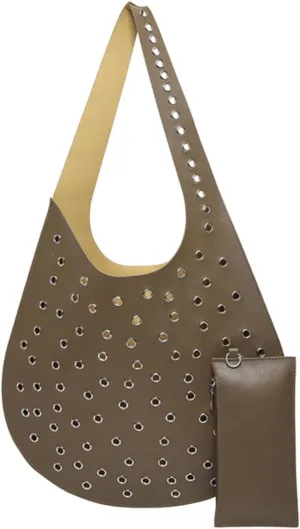 Studded Purse Y2k Large Tote Bag for Women Vegan Leather Bag Studded Bag Punk Aesthetics 2000s Purse