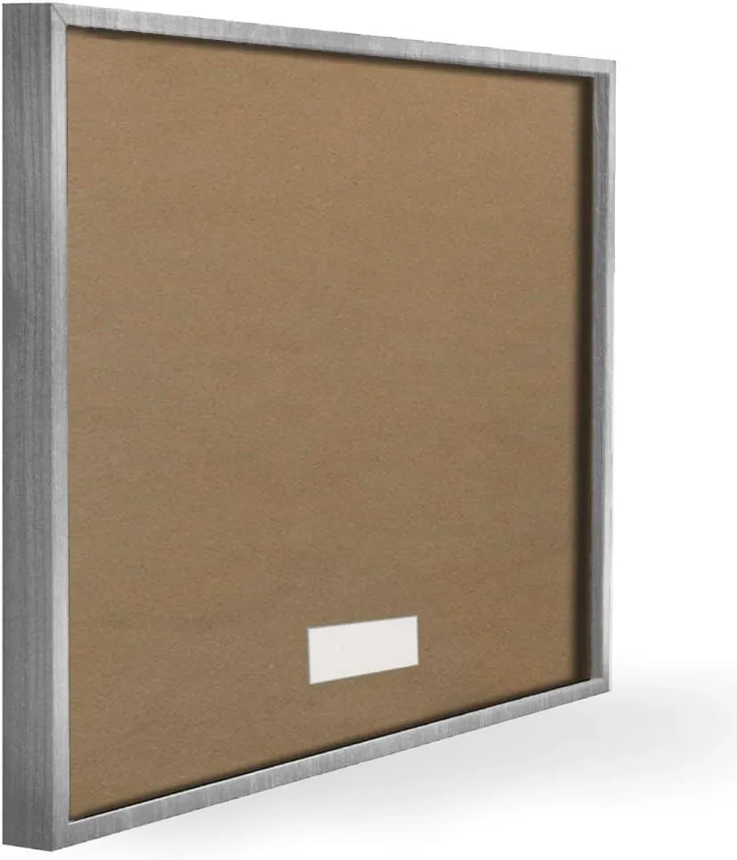 Stupell Industries The Future is Female Vintage Girl Powerful Stance Grey Framed Wall Art, 16 x 20, Off- White