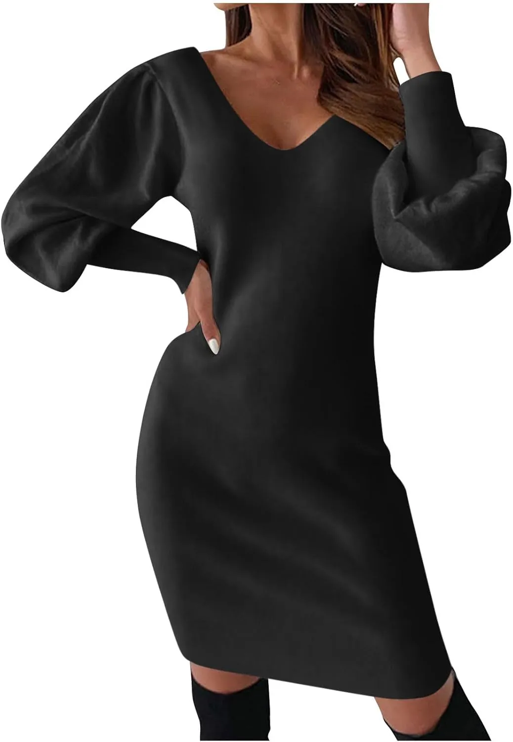 Summer Dresses for Women 2025 V-Neck Long Sleeve Sundresses A-Line Ladies Elegant Lace Crochet Beach Mini Dress