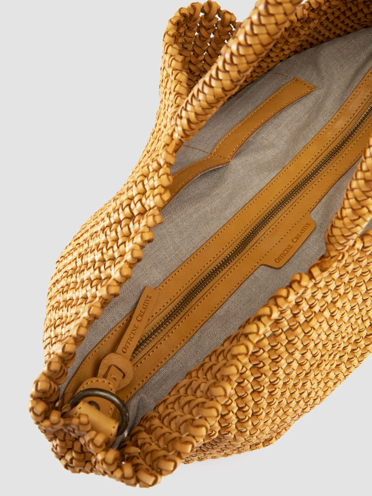 SUSAN 012 - Yellow Leather Shoulder Bag
