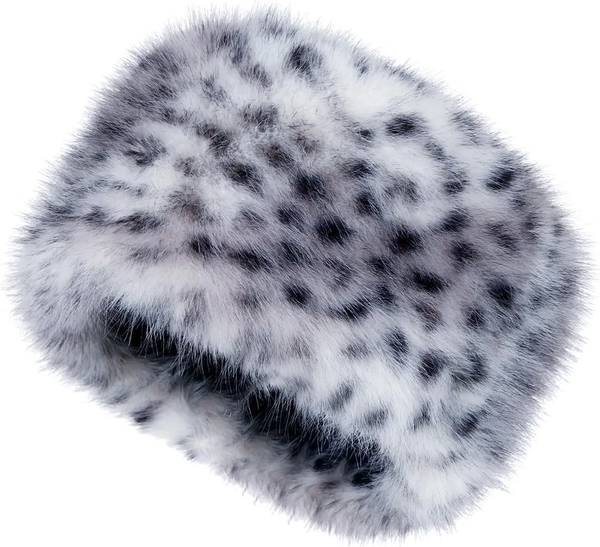 sy soul young Women's Winter Faux Fur Cossak Russian Style Hat Warm Cap