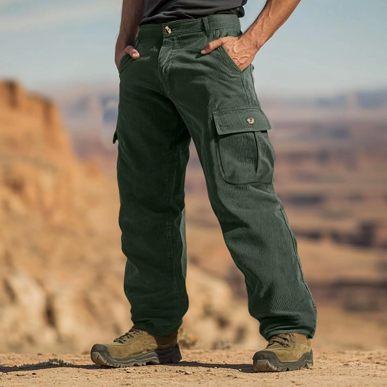 Tactical Pants for Men Stretch Ripstop Waterproof Utility Cargo Hiking Pants Breathable Work Pant Fishing with Pockets