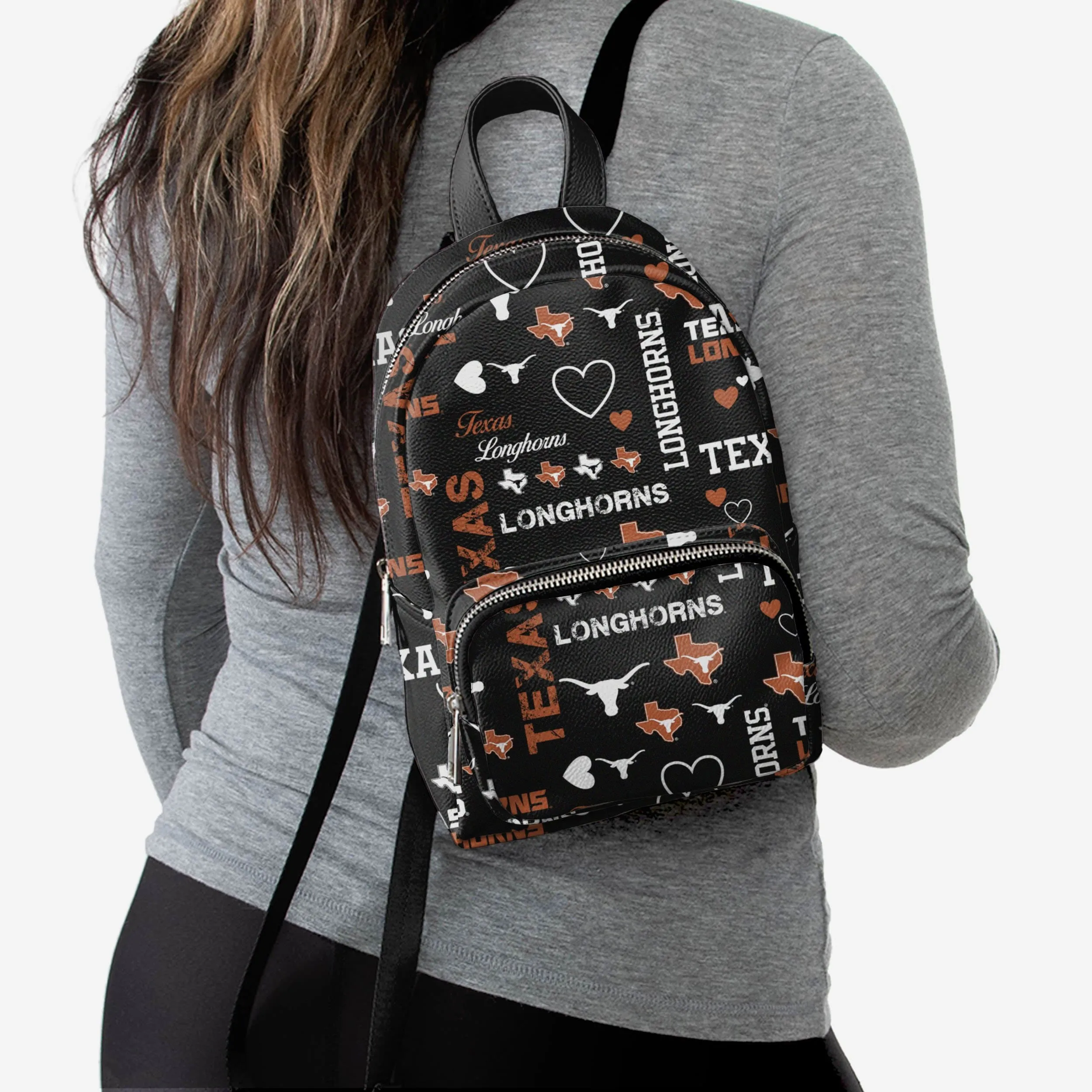 Texas Longhorns Logo Love Mini Backpack
