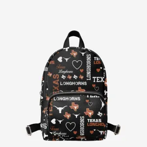 Texas Longhorns Logo Love Mini Backpack