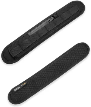 TGBelt2 Shoulder Strap Pad, Shoulder Strap Cushion, Universal Replacement Pad with Zipper Pocket, Removable Backpack Strap Pad(Cordura-Black)