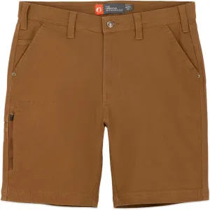 The American Outdoorsman Men's Stretch Canvas Work Shorts with Flex Waistband & 6 Pockets - Tear-Resistant Work Shorts