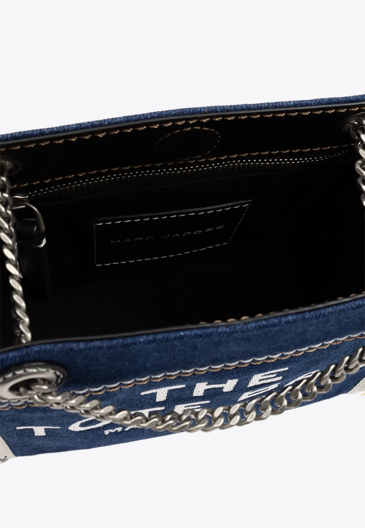 The Denim Chain Crossbody Bag