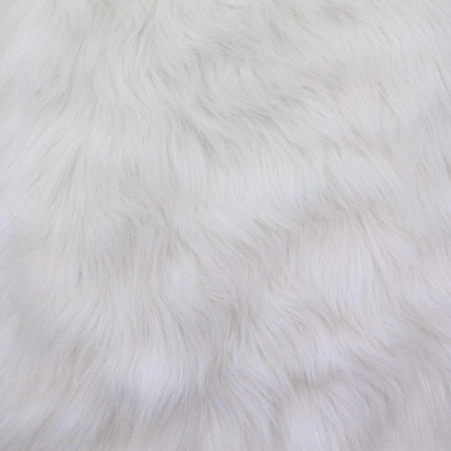 The Fabric Exchange LONGFUR-White-BTY