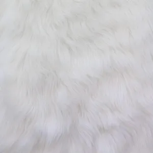 The Fabric Exchange LONGFUR-White-BTY