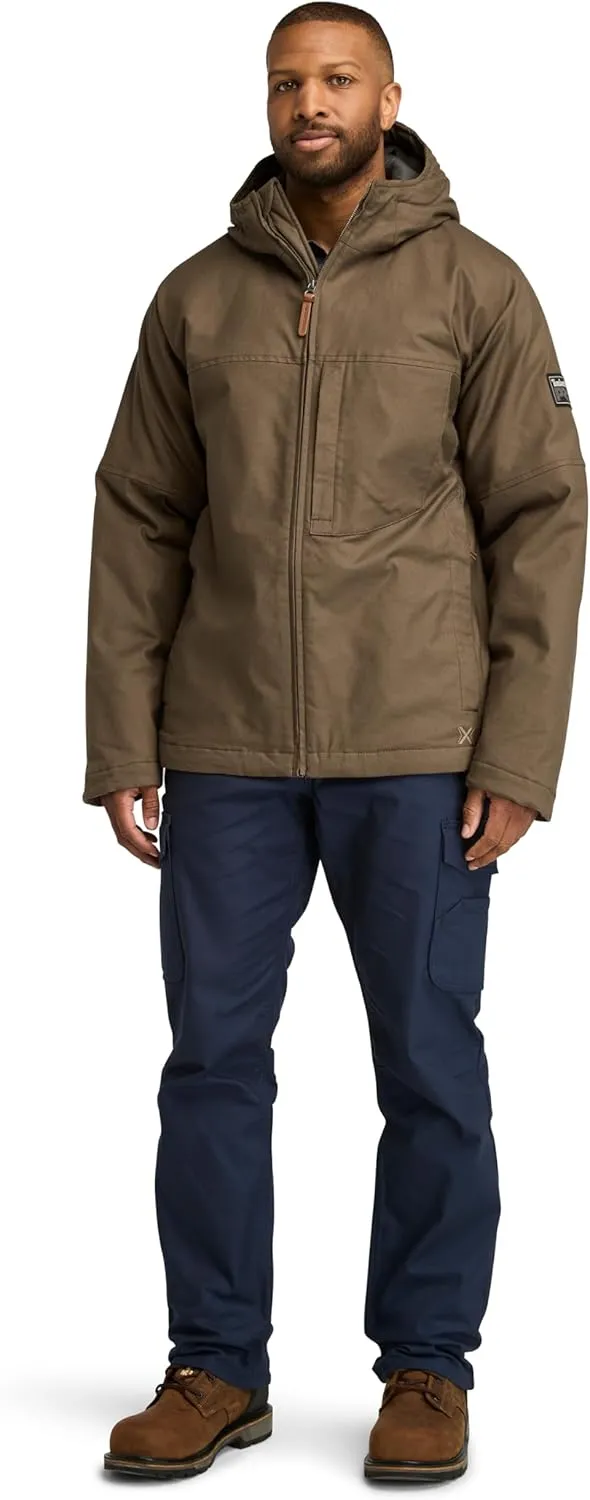 Timberland PRO Men's A5XYQ Gritman Flex Canvas Hooded Jacket