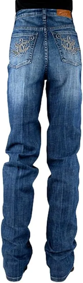 Tin Haul Western Jeans Womens Rachel Straight Blue 10-054-0525-3002 BU