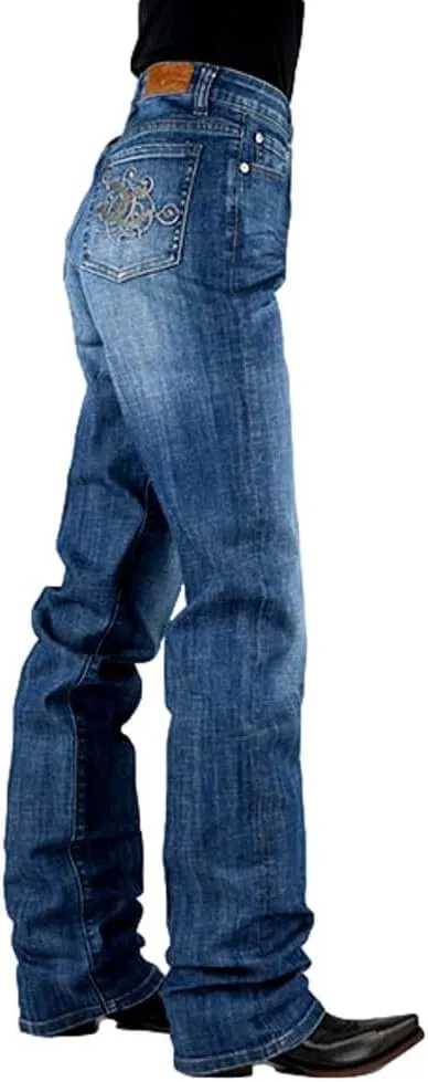Tin Haul Western Jeans Womens Rachel Straight Blue 10-054-0525-3002 BU