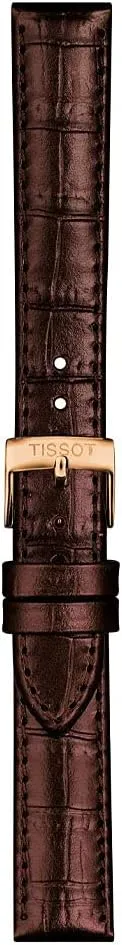 Tissot T852043042 15mm Lug Brown Leather Strap
