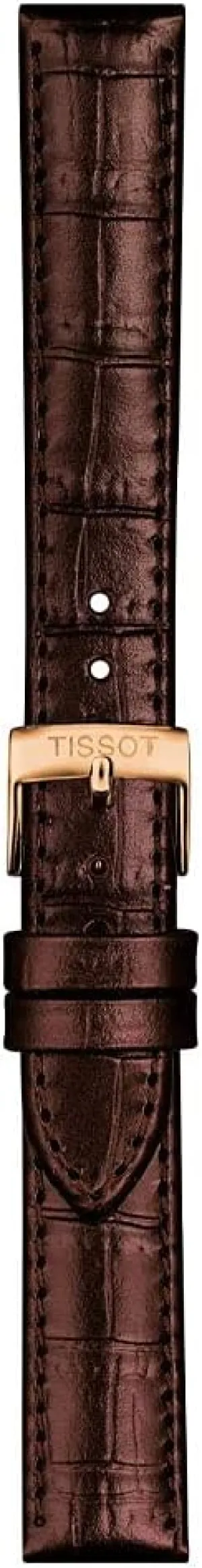 Tissot T852043042 15mm Lug Brown Leather Strap