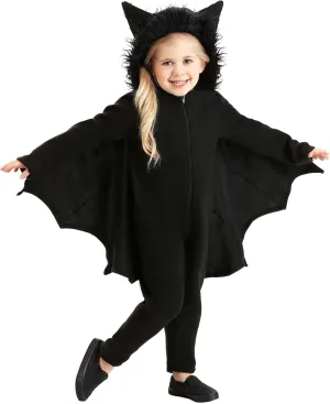 Toddler Fleece Bat Costume Child Fuzzy Flying Bat Costume