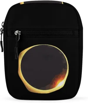 Total Solar Eclipse Cute Crossbody Bags Small Sling Purse Travel Shoulder Bag with Adjustable Strap for Men Women