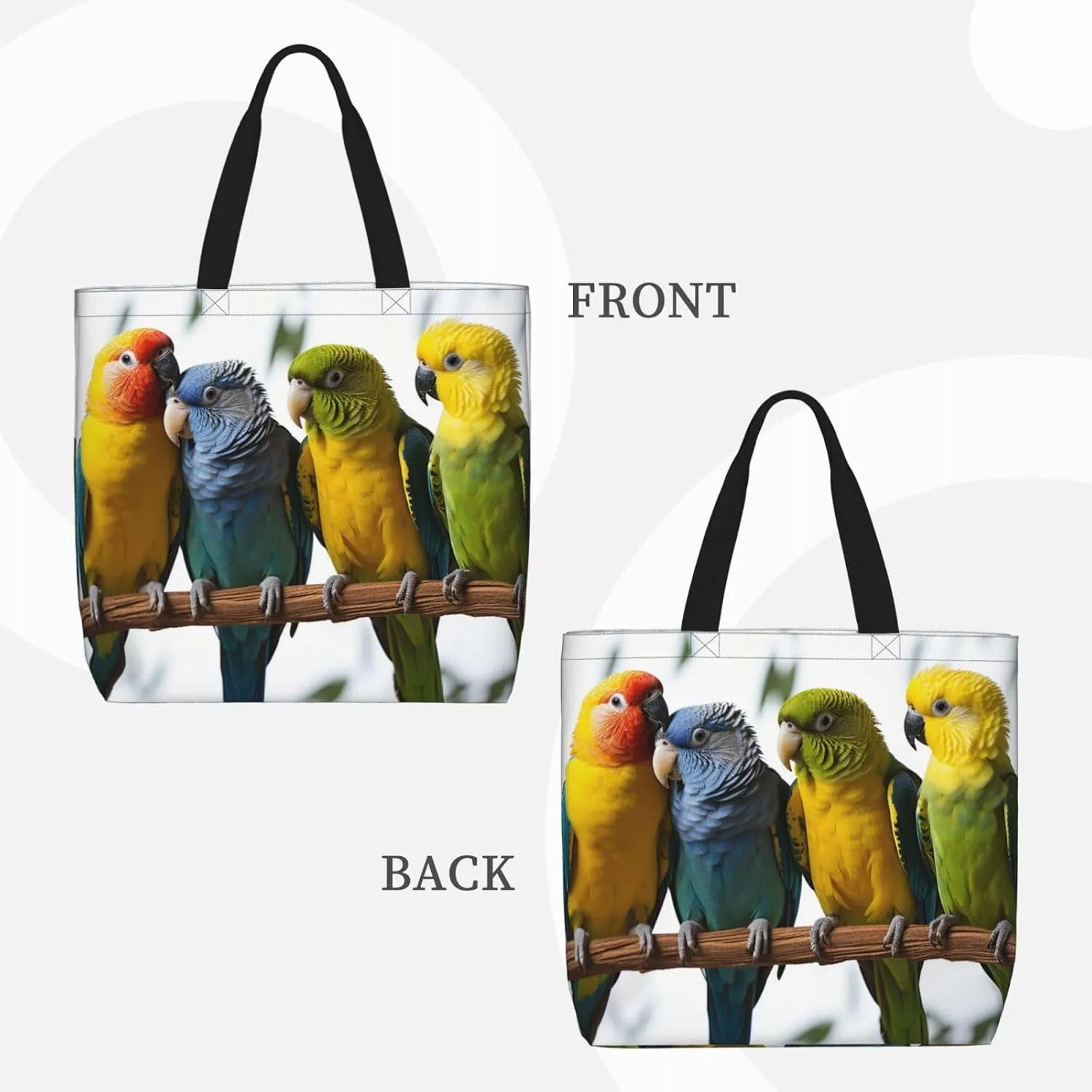Tote Bag for Women Colorful Star Shoulder Bag with Zipper Handbag Large Capacity Reusable Grocery Bag