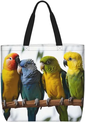 Tote Bag for Women Colorful Star Shoulder Bag with Zipper Handbag Large Capacity Reusable Grocery Bag