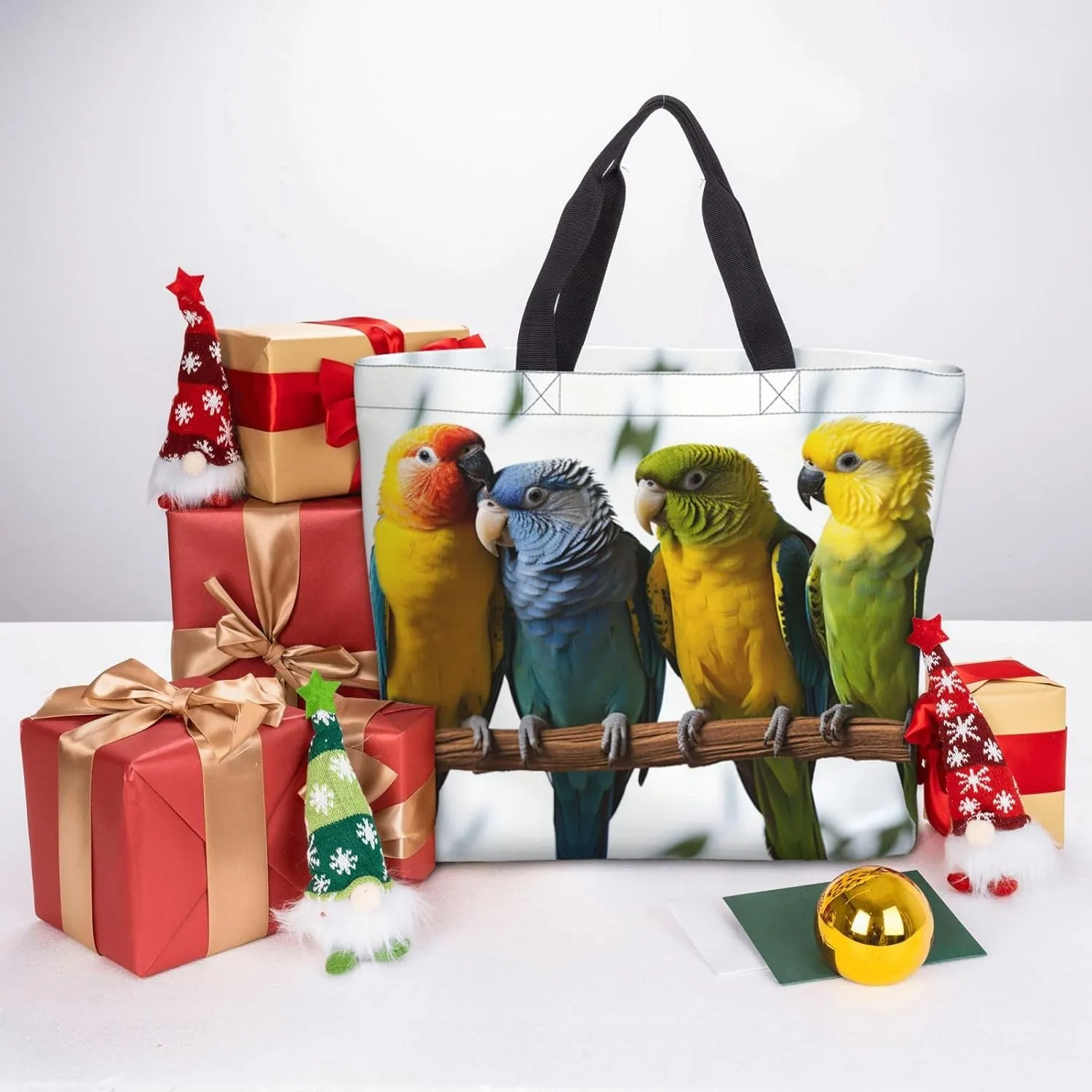 Tote Bag for Women Colorful Star Shoulder Bag with Zipper Handbag Large Capacity Reusable Grocery Bag