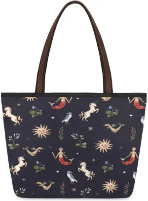 Tote Bag for Women with Zipper Large Capacity Top Handle Casual Shoulder Bag Handbag Reusable Shopping