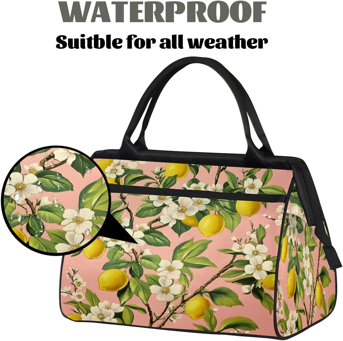 Tote Bag for Women with Zipper, Large Shoulder Bag Handbag for Travel Sports Work
