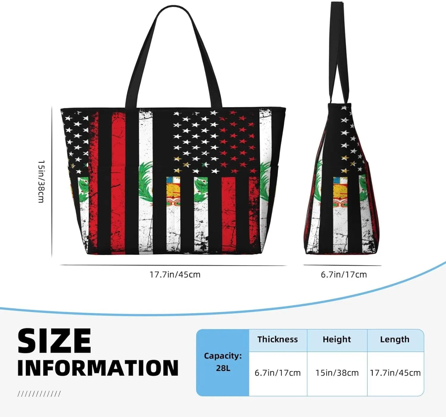 Tote Bag With 8 Storage Pockets Top Zip Shoulder Bag Handbag For Travel Work Women
