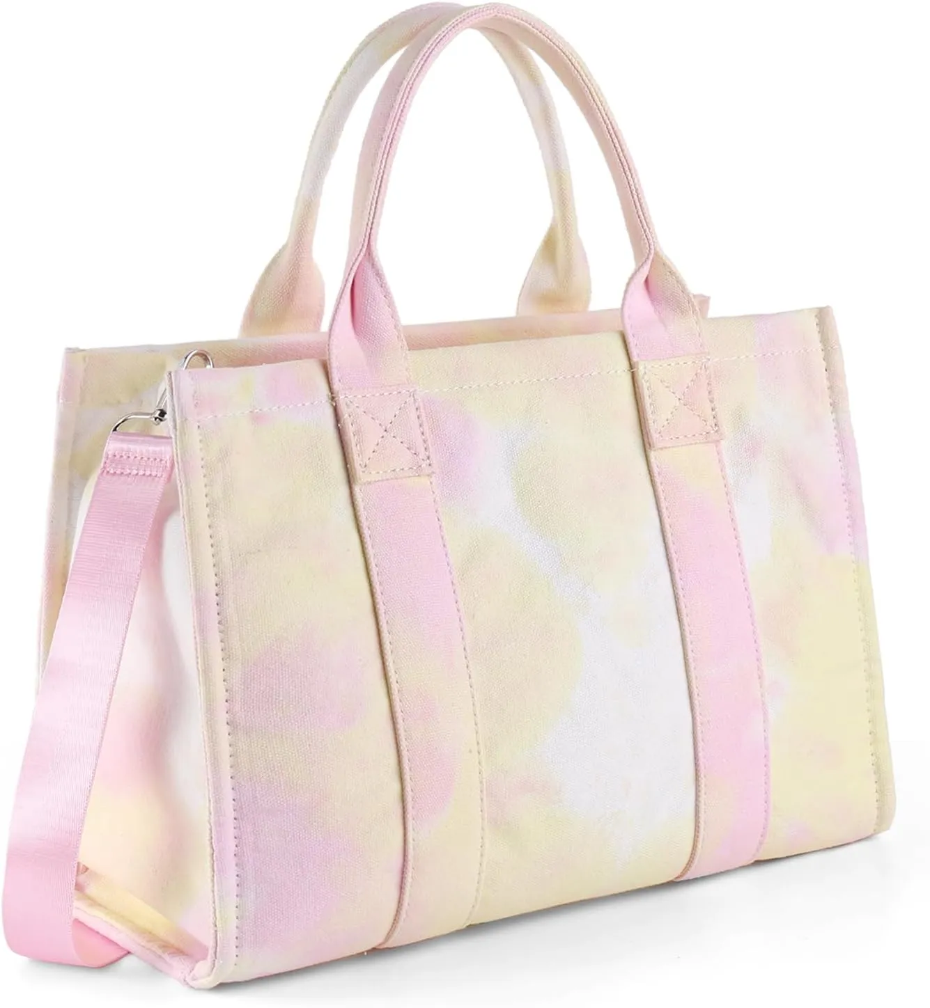 Tote Bags for Women Handbag Tote Purse with Zipper Canvas Crossbody Bag Shoulder Bag