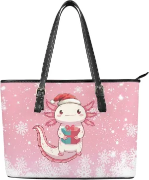 Tote Purse Bags Lightweight Oversized Womens PU Leather Top Handle Satchel Handbags with Zipper Pockets