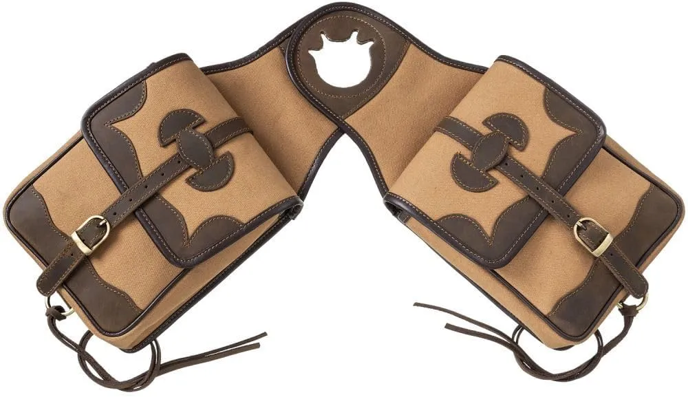Tough 1 Canvas and Leather Horn Bag